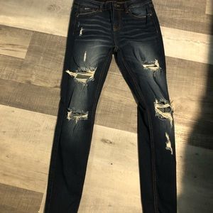 Fashion nova skinny jeans ripped size 7 NEW